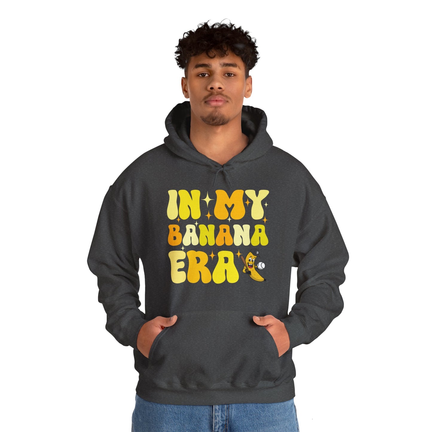 Funny In My Bananas Era Fruit Lover Baseball Player Hoodie For Men Women Hoodie