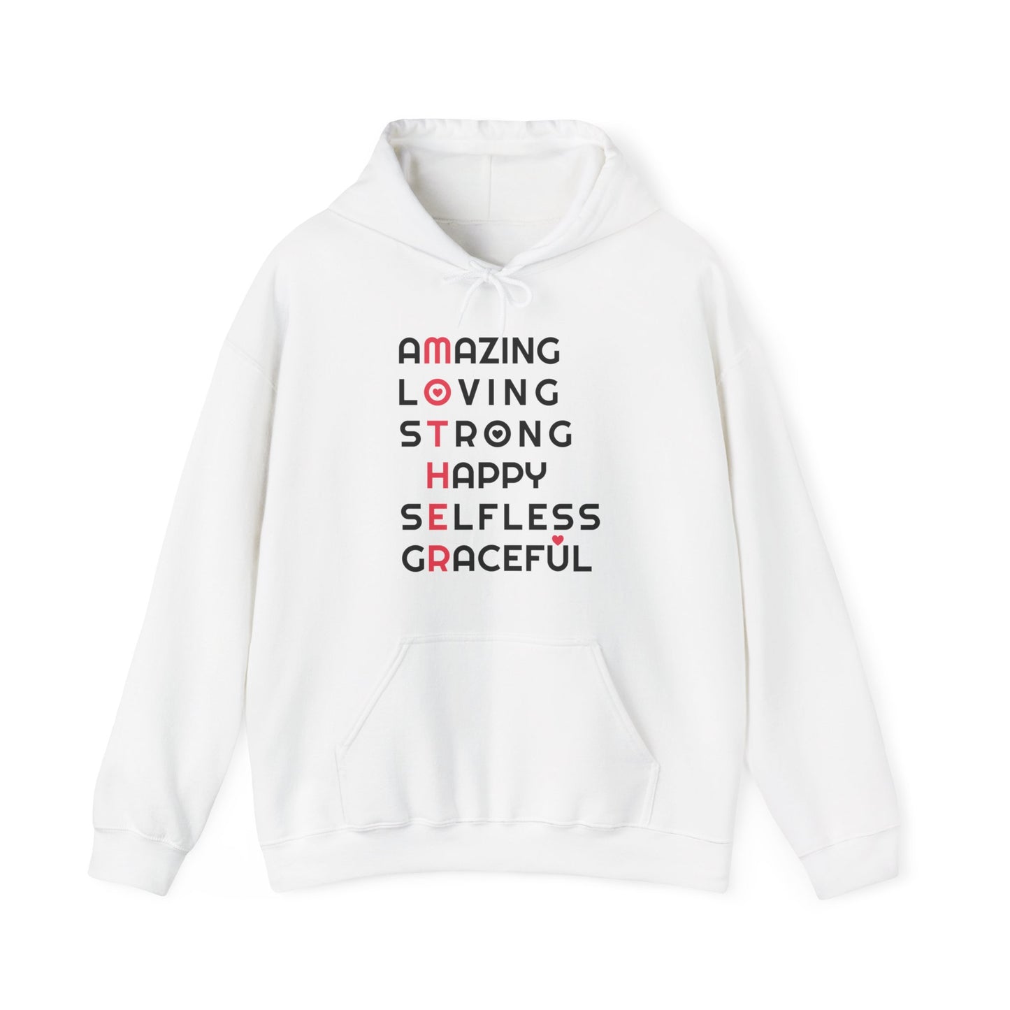 Mother Amazing Loving Strong Happy Selfless Graceful Mothers Day Mom Hoodie