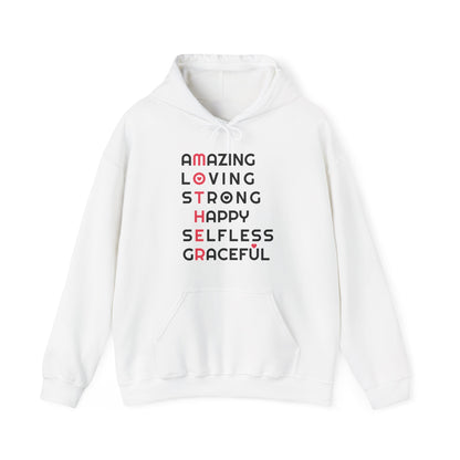 Mother Amazing Loving Strong Happy Selfless Graceful Mothers Day Mom Hoodie