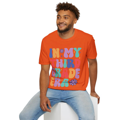 Funny In My 3rd Grade Era Back to School In My Third Grade Era T-Shirt For Men Women T-Shirt
