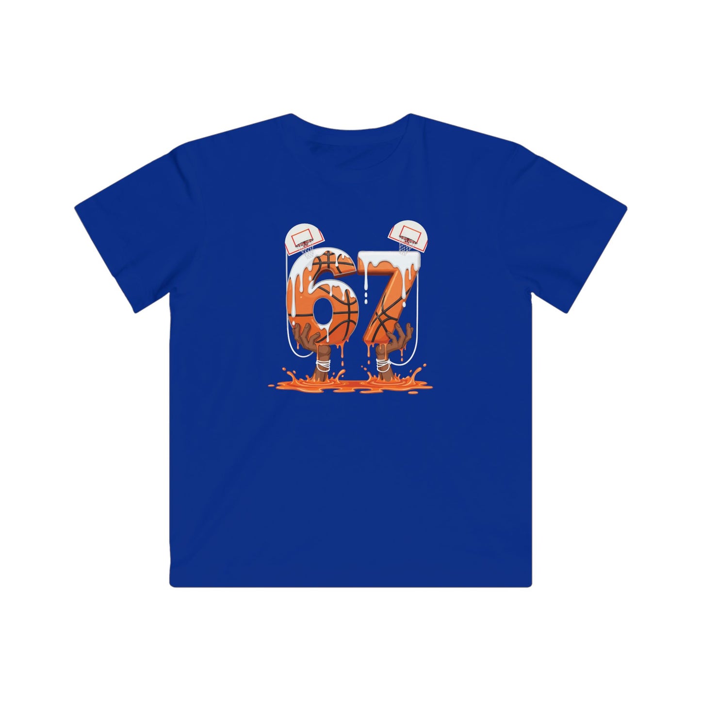 Basketball 67 Six Seven Funny Gen Alpha Meme Drip T-Shirt