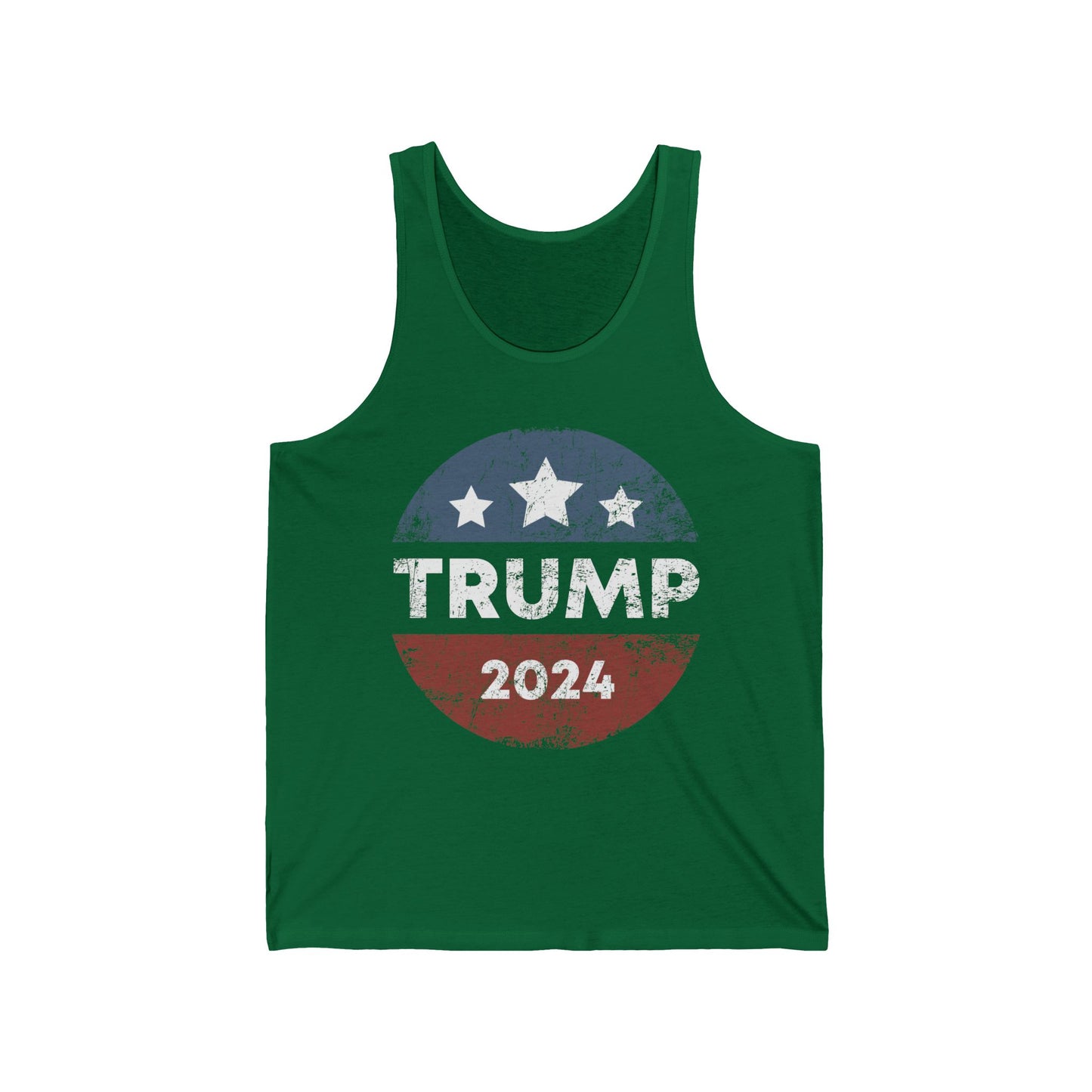 Trump 2024 Retro Campaign Button Re Elect President Trump Tank Top For Men Women Tank Top