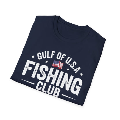 Funny Gulf of US America Fishing Club Hobby Fisher T-Shirt For Men Women