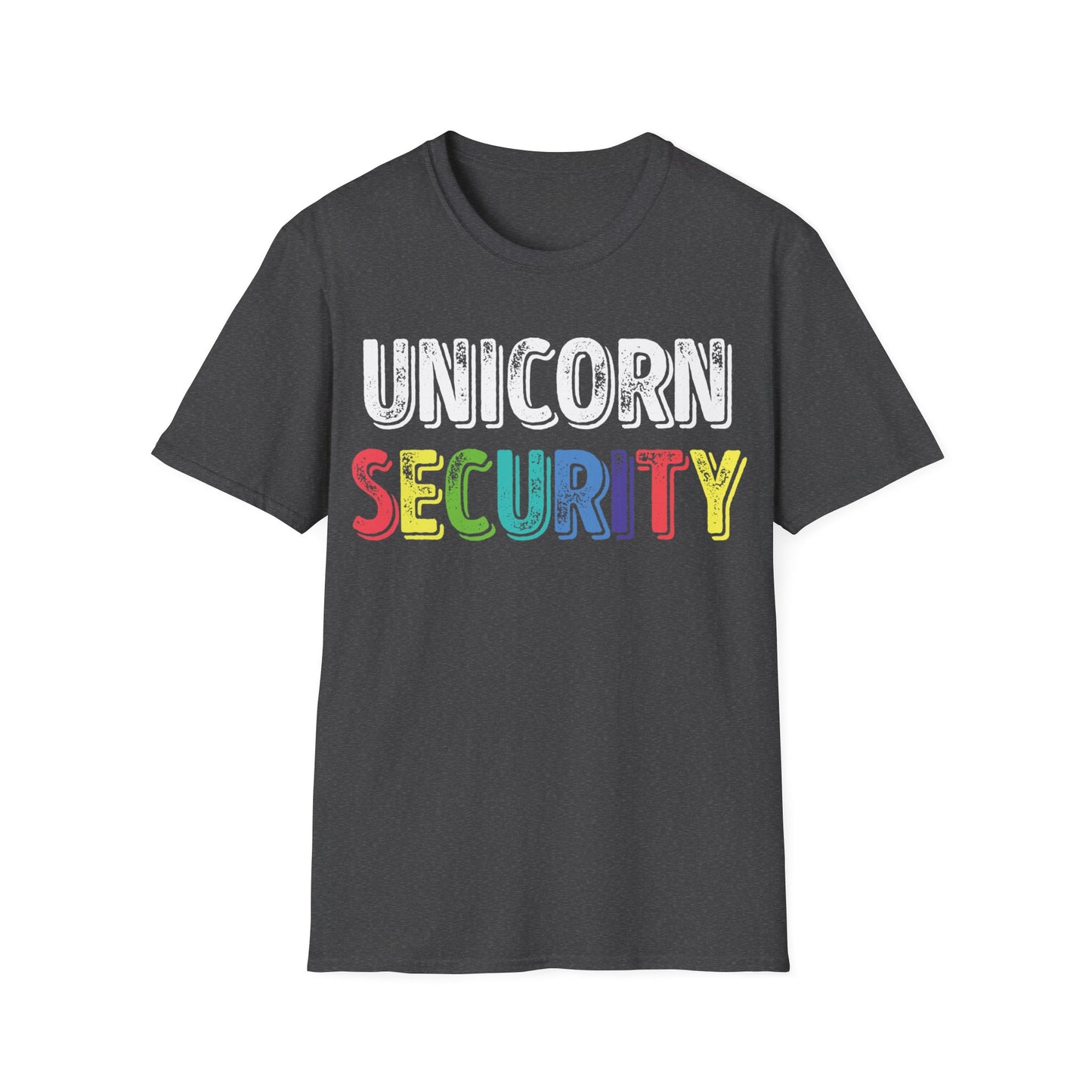 Funny Unicorn Security Costume Police T-Shirt Men Women Kids
