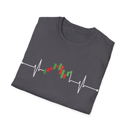 Stock Investor Heartbeat Stocks Traders Gift T-Shirt Men Women