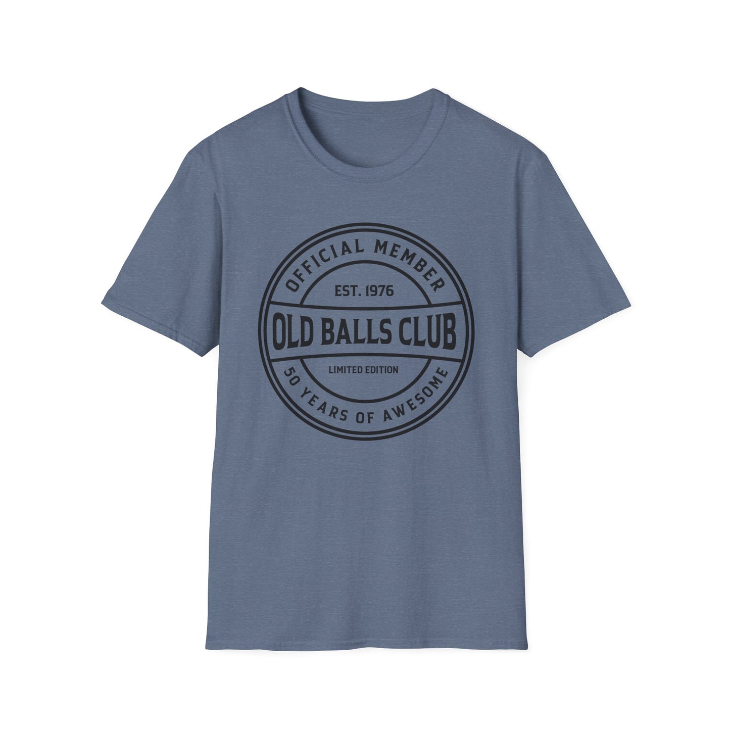 Mens Old Balls Club 50 Years Awesome Fifty 50th Birthday Fathers Day T-Shirt