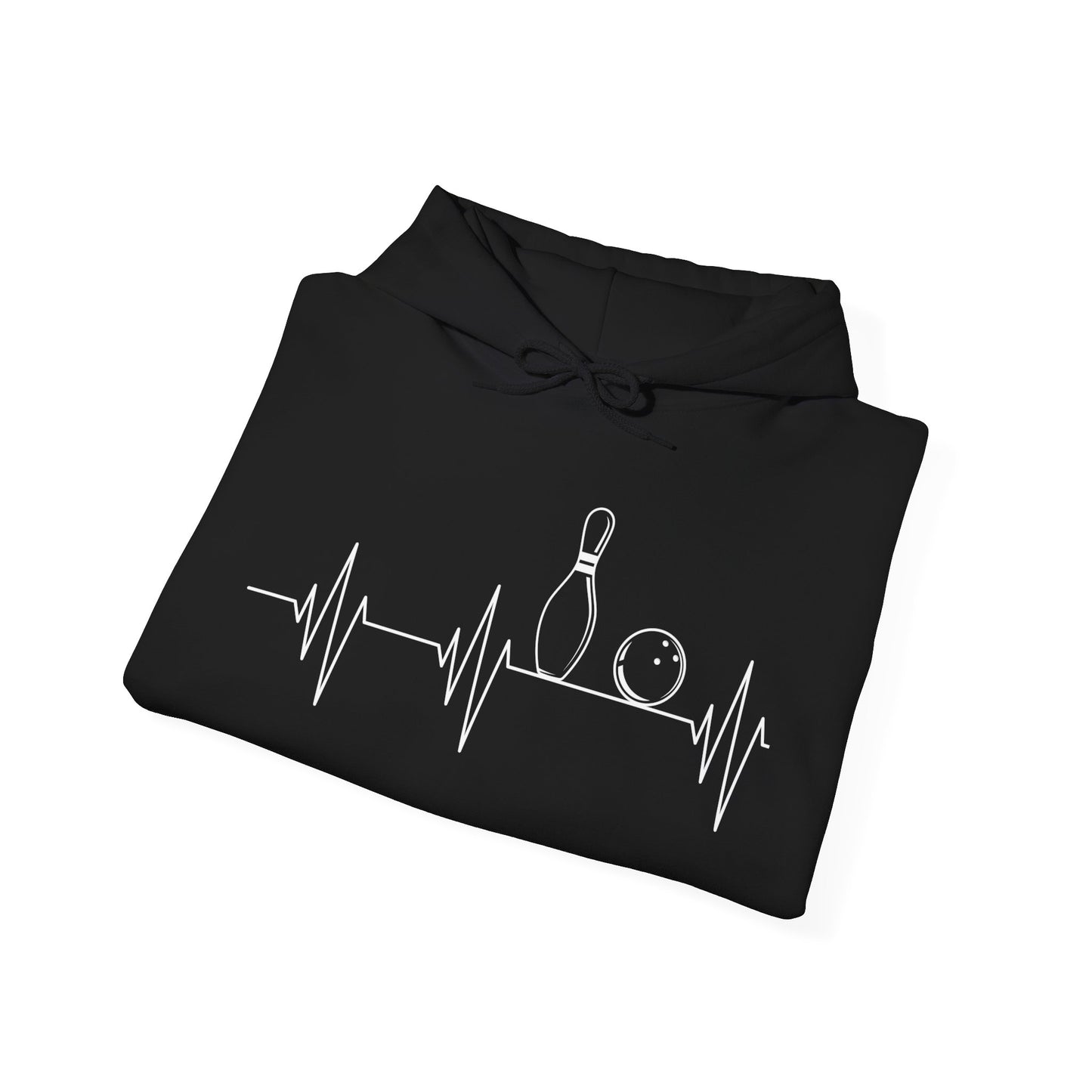 Funny Bowling Gift Cute EKG Bowlers League Hoodie For Men Women Hoodie