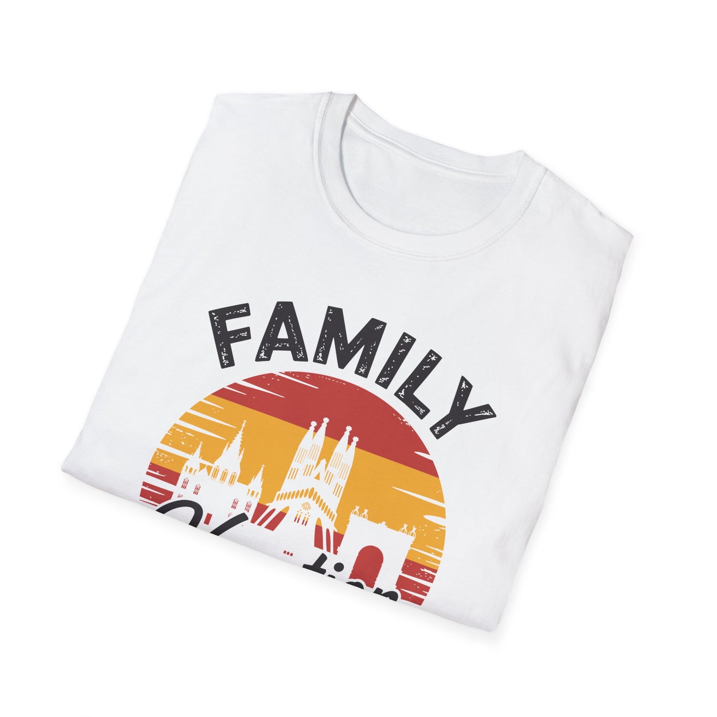 Family Vacation Spain 2026 Traveler Trip Tour T-Shirt For Men Women Tourist