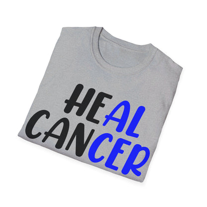 Colon Cancer Faith Bible Verse CRC Awareness Support Heal Family T-Shirt For Men Women