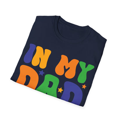 Funny Groovy In My Dad Era Funny Dad Father Daddy Era T-Shirt For Men T-Shirt