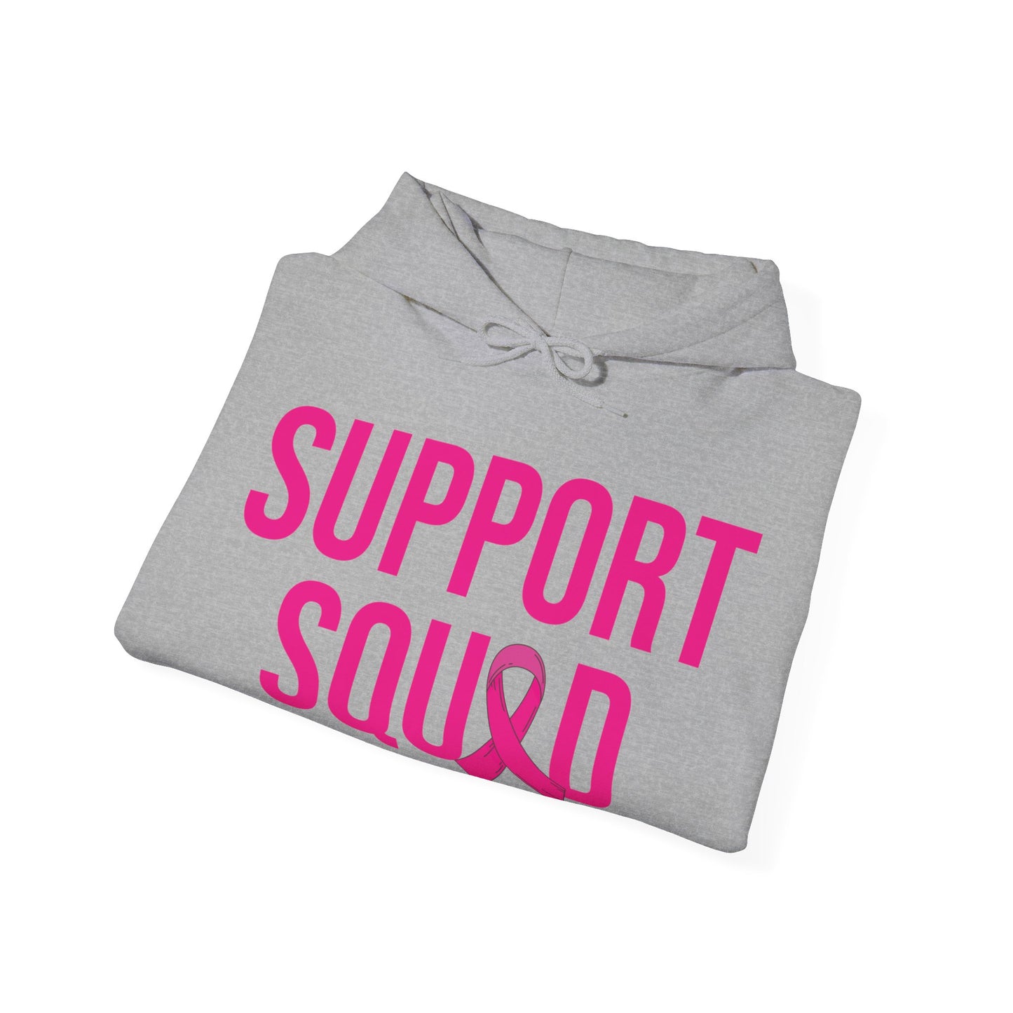 Support Squad Breast Cancer Warrior Awareness October Pink Hoodie