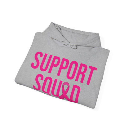 Support Squad Breast Cancer Warrior Awareness October Pink Hoodie