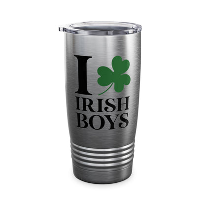 Funny I Love Irish Boys Shamrock St Patricks Day Tumbler For Men Women Tumbler