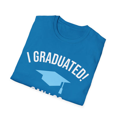 Funny Graduation I Graduated Can I Go Back to Bed Shirt Graduation Present