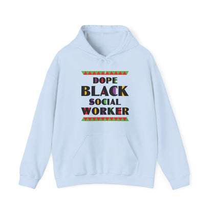 Dope Black Social Worker African American Job Proud Hoodie For Men Women Hoodie