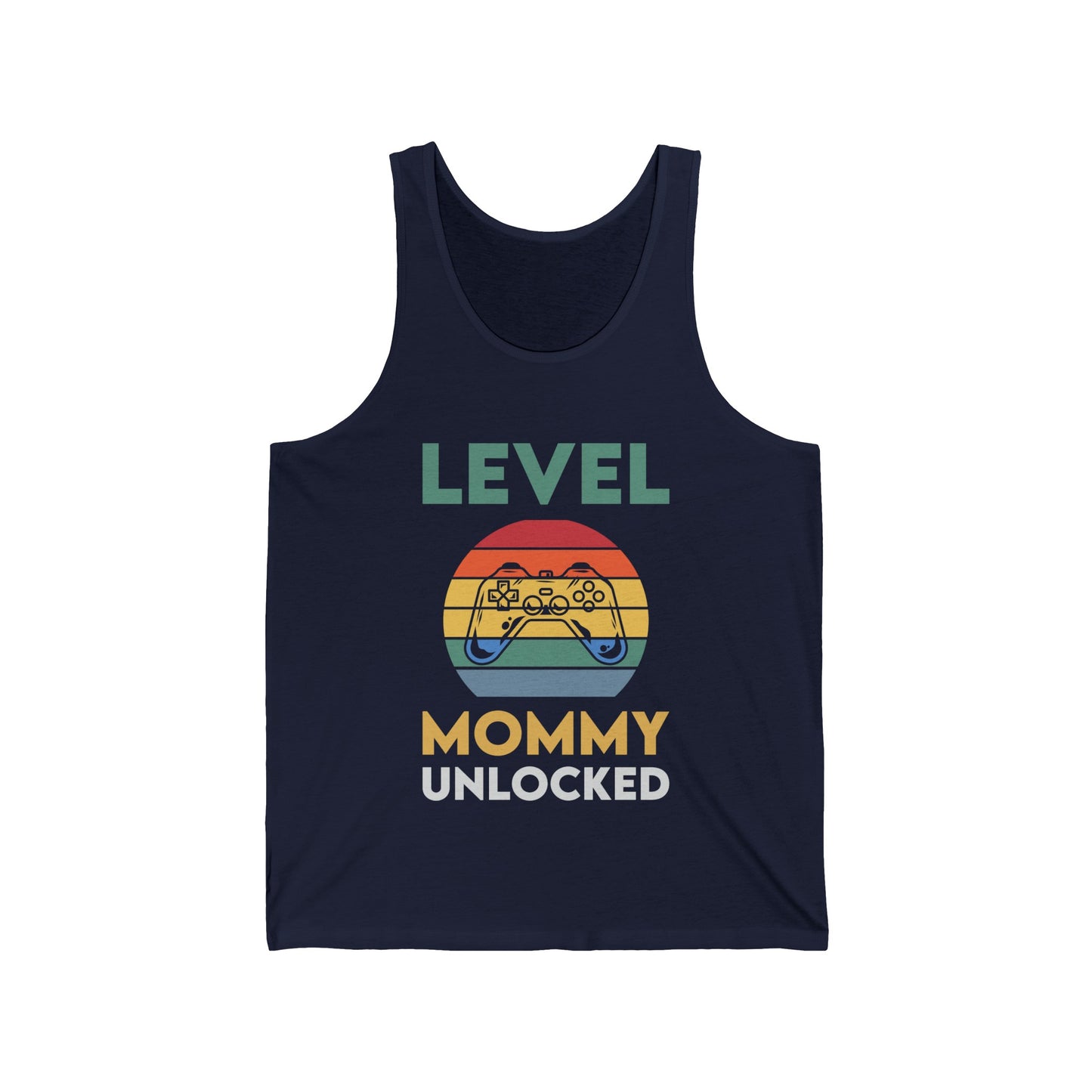 Funny Level Mommy Unlocked Soon Mom to Be Mothers Day Gamer Gaming Tank Tops