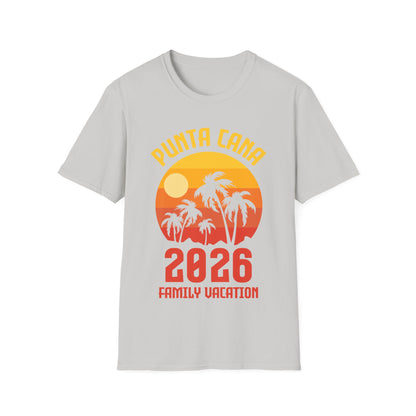 Punta Cana 2026 Family Vacation Vacay Beach Summer Holiday T-Shirt