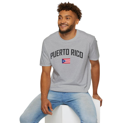 Puerto Rico Flag Retro Text T-Shirt