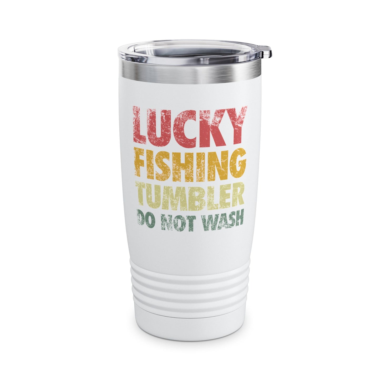 Funny Lucky Fishing Mug Do Not Wash Vintage Fishing Lover fisherman Tumbler Men Women