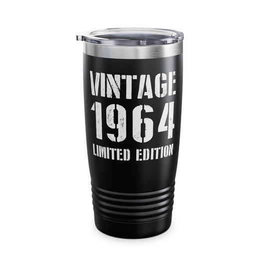 Funny Vintage 1964 60th Birthday Gifts 60 Year Old Tumbler For Men Women Tumbler