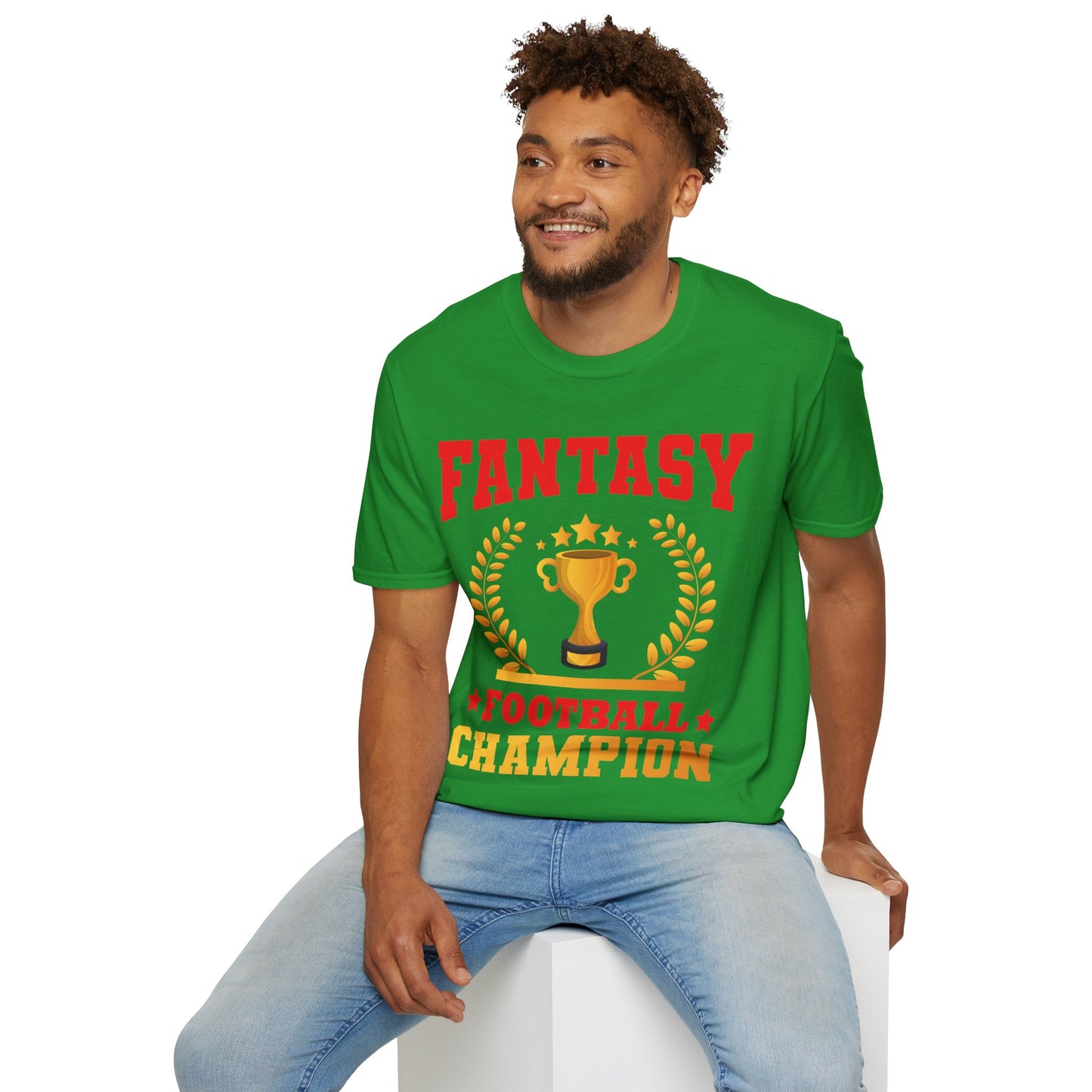 Funny Fantasy Football League Champion Footballer T-Shirt Men Women