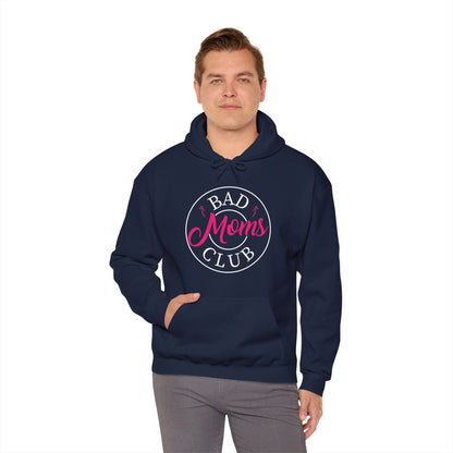 Funny Bad Moms Clubs New Mom Mother Hustler Sarcastic Woman Gift Hoodie