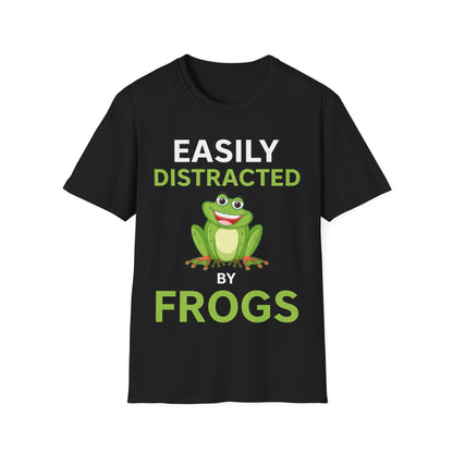 Easily Distracted by Frogs Frog Spirit Animal T-Shirt Men Women