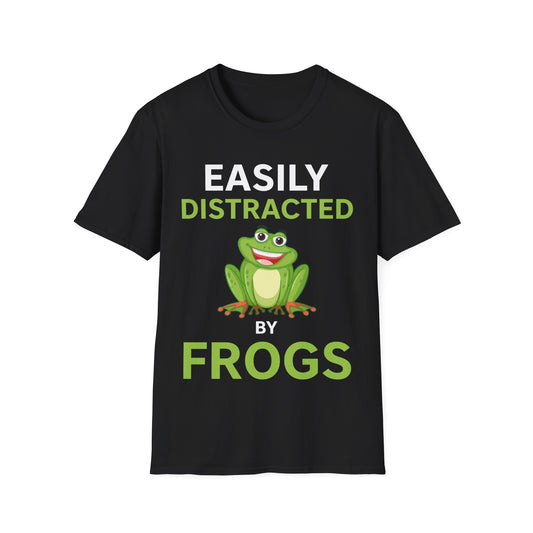 Easily Distracted by Frogs Frog Spirit Animal T-Shirt Men Women