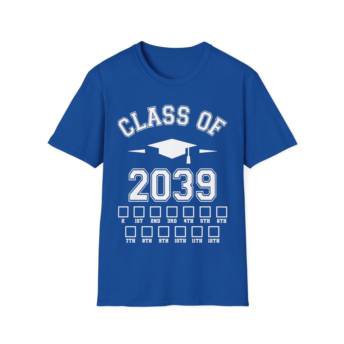 Funny Class of 2039 Checklist Grow with Me Kindergarten First Day Graduation