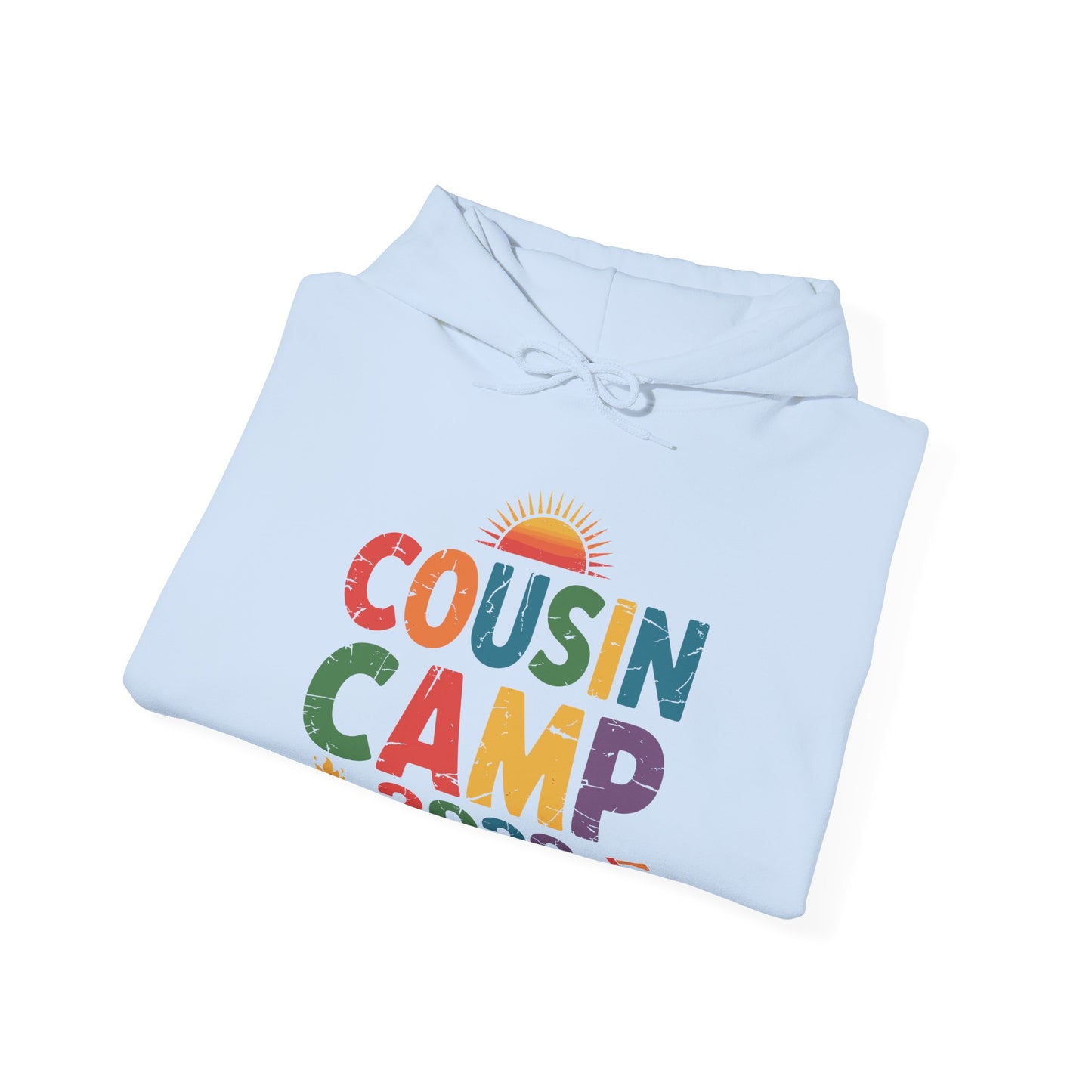 Cousin Camp 2026 Camping Campfire Summer Vacation Family Hoodie