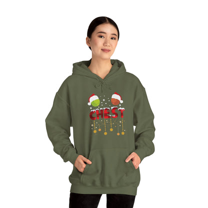 Chest Nuts Matching Chestnuts Funny Christmas Couples Chests Hoodie