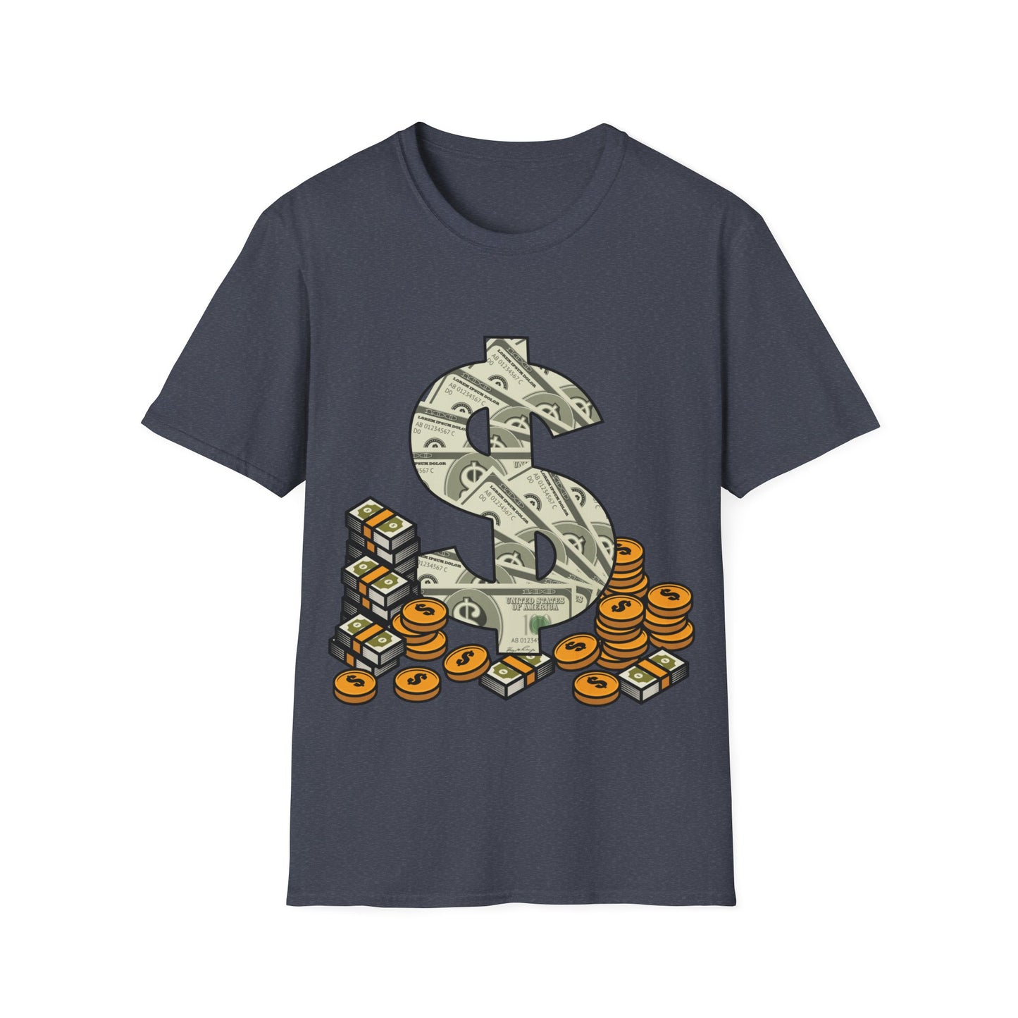 Cool As Dollar Bill Dollar Sign $$ Gift T-Shirt For Men Women T-Shirt