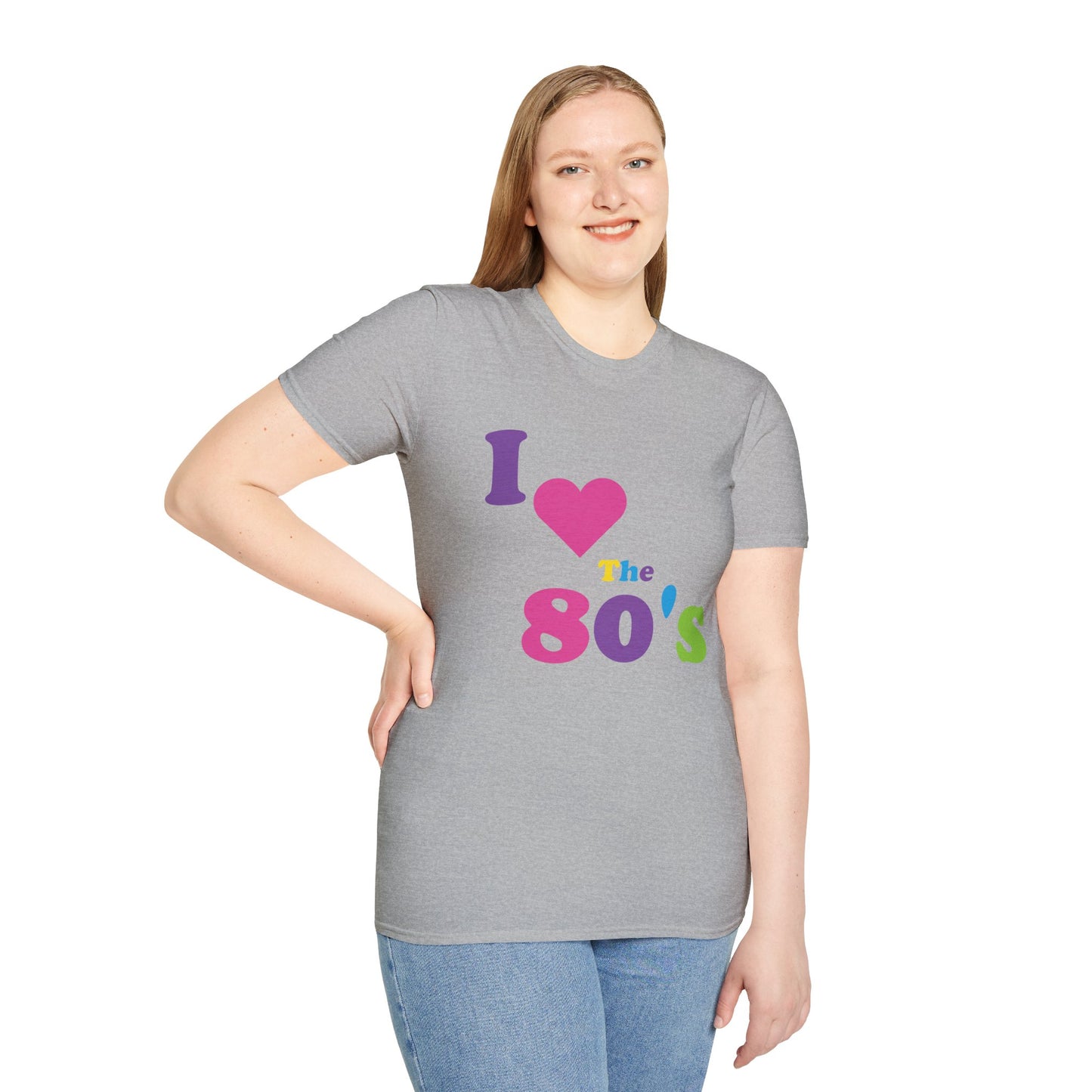 Women I Love The 80s Shirt Disco 80s Costumes Retro T-Shirt