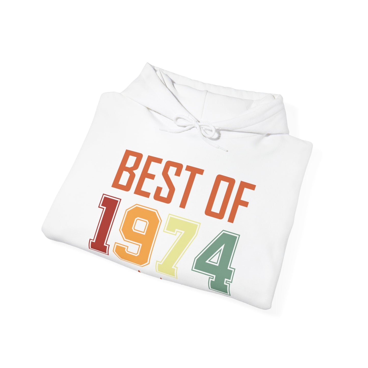 Funny Vintage Best of 1974 50 Year Old Gift 50th Birthday Hoodie For Men Women Hoodie