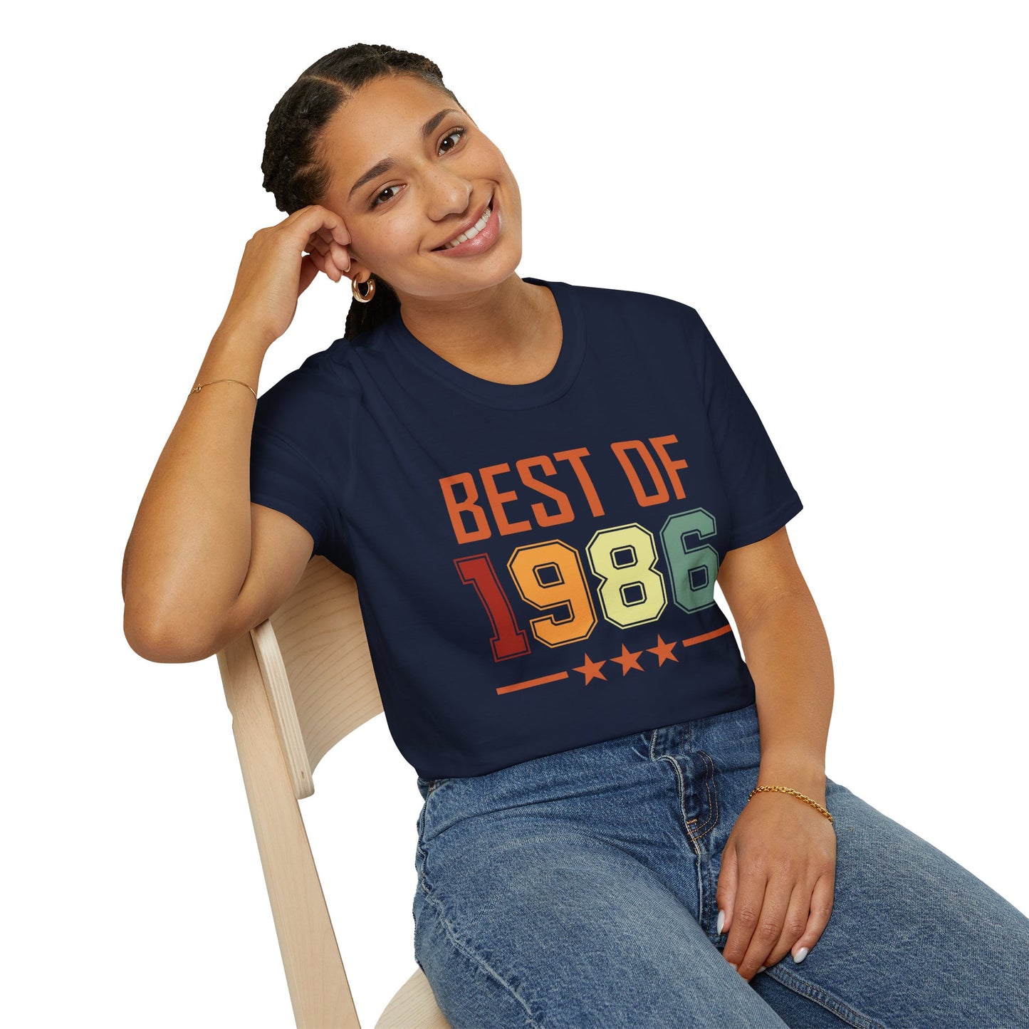 Funny Vintage Best of 1986 40 Year Old Gift 40th Birthday T-Shirt For Men Women T-Shirt