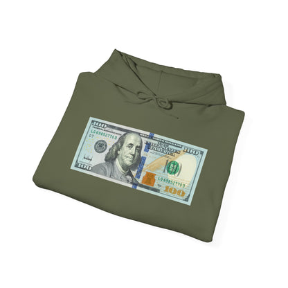 Funny Pro Trump 100 Dollar Bill Donald Trump Signature 4th of July American Patriot Support Trump Gift Hoodie
