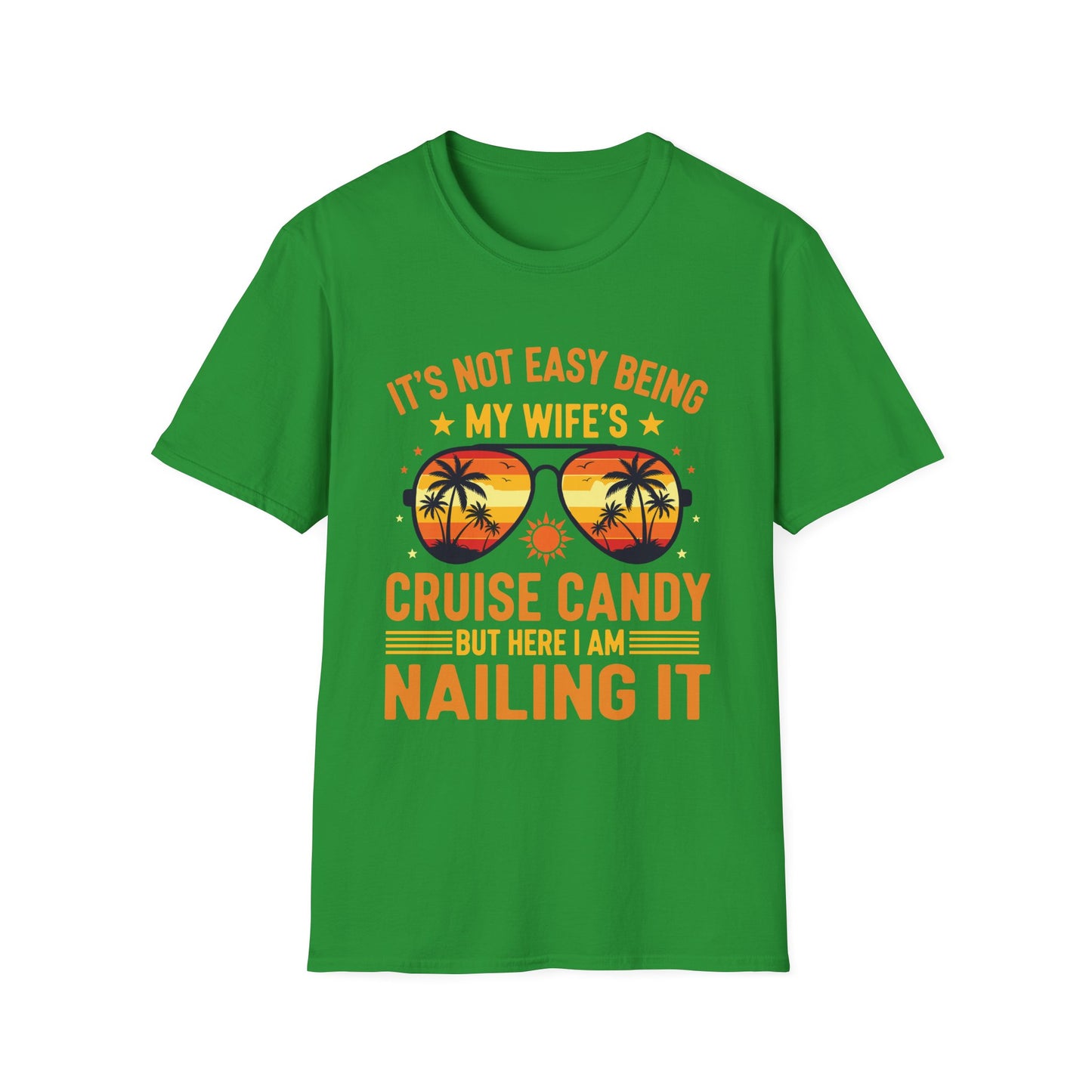 Matching Couples Cruise Men Candy Husband and Wife Cruise T-Shirt