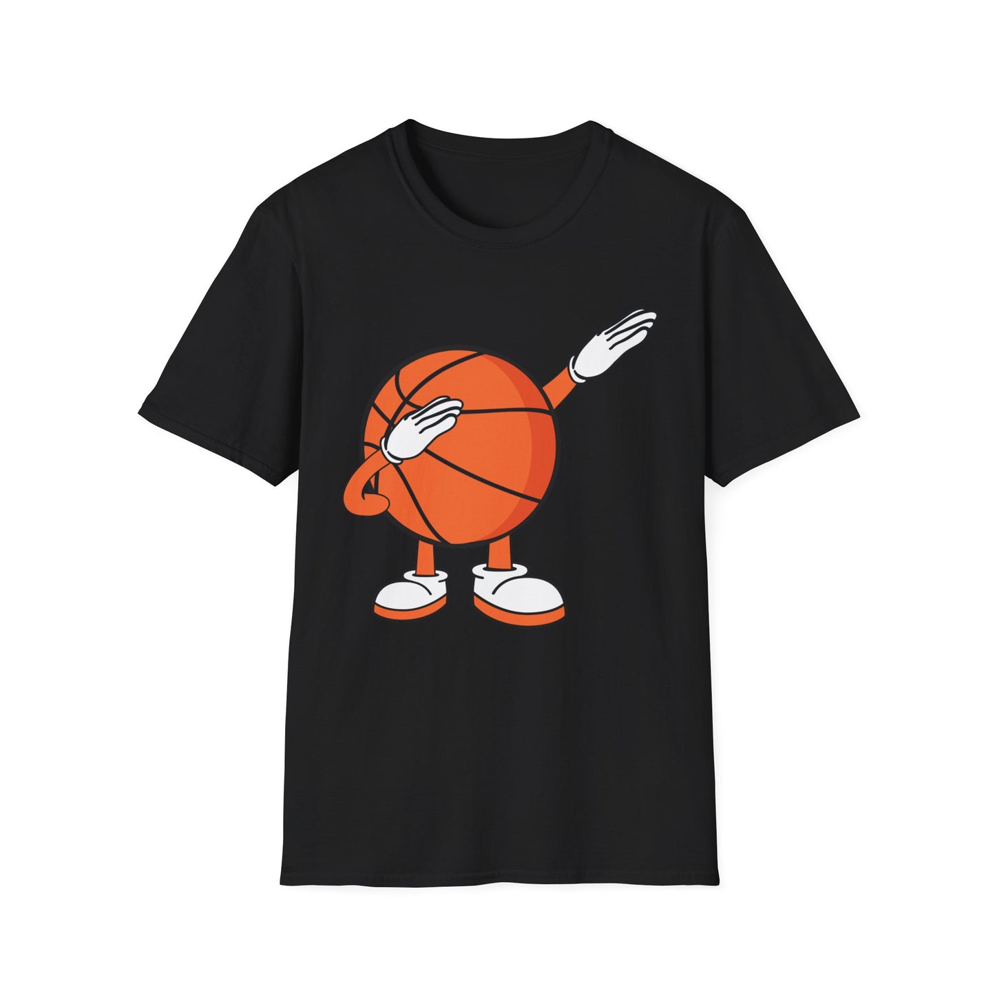 Funny Dabbing Basketball Dancing Ball Game In Shoes T-Shirt For Men Women T-Shirt