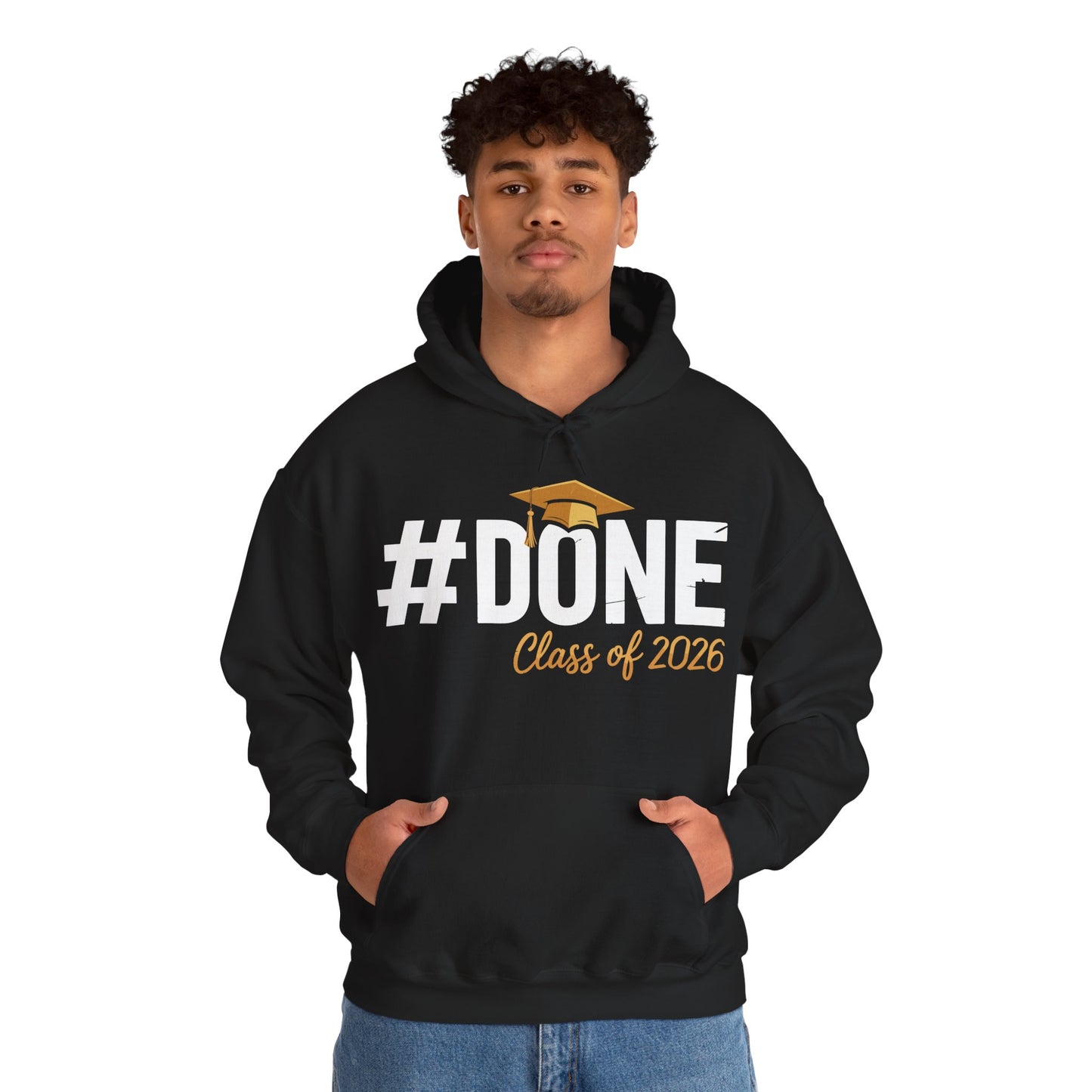 #Done Class of 2026 Graduation So Done Senior 2026 Grad Hoodie For Men Women