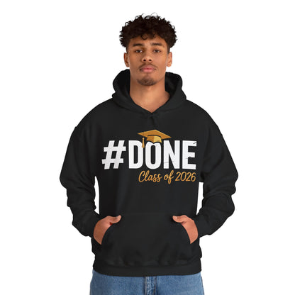 #Done Class of 2026 Graduation So Done Senior 2026 Grad Hoodie For Men Women