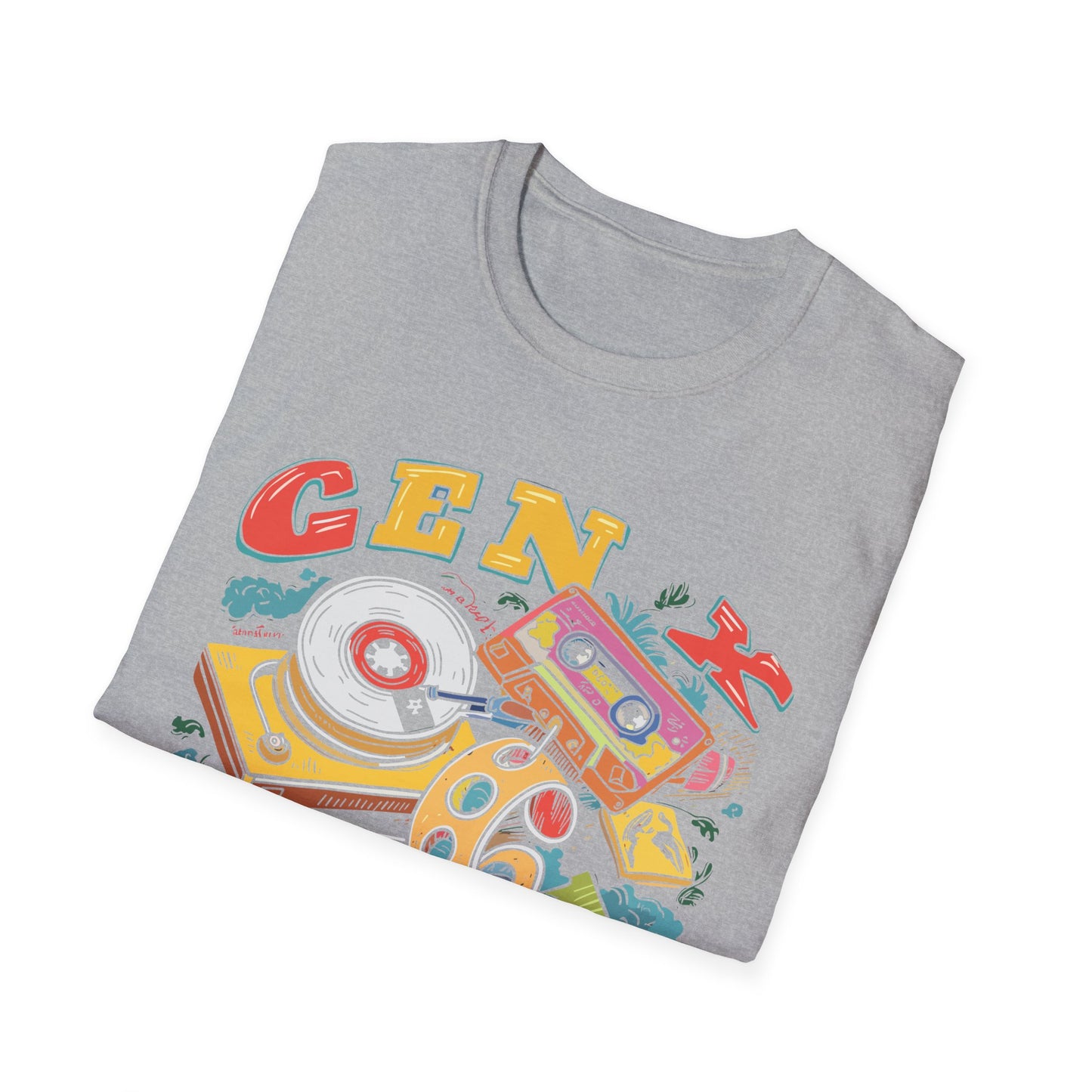 Gen x 60s 70s 80s Rock Cassettes Vintage Mixtape T-Shirt For Men Women T-Shirt