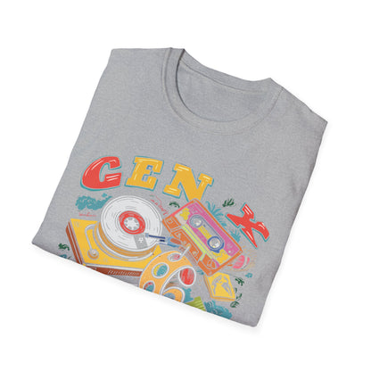 Gen x 60s 70s 80s Rock Cassettes Vintage Mixtape T-Shirt For Men Women T-Shirt