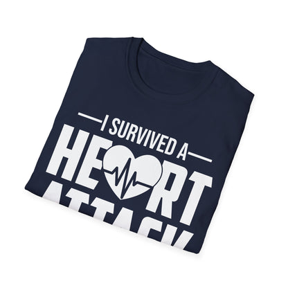 I Survived A Heart Attack Heart Attack Survivor Infarct Funny Superpower T-Shirt