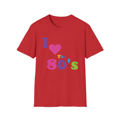Women I Love The 80s Shirt Disco 80s Costumes Retro T-Shirt