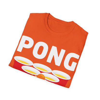 Funny Beer Pong Drinking Halloween Carnival Partner Costume T-Shirt For Men Women T-Shirt