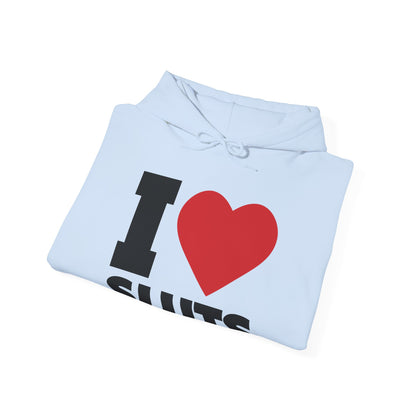 I Love Sluts Hoodie I Heart Sluts Baby Tee Hoodie For Men Women Hoodie