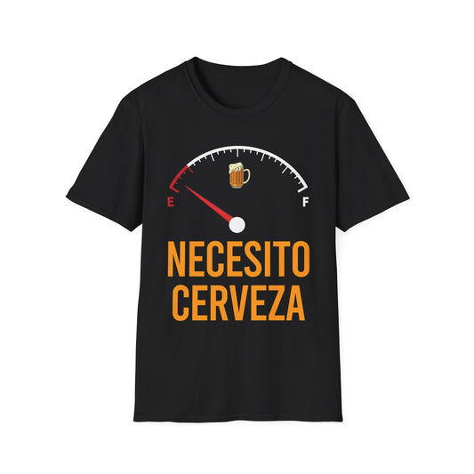 Funny Necesito Cerveza Spanish Quote I Need Beer T-Shirt For Men Women