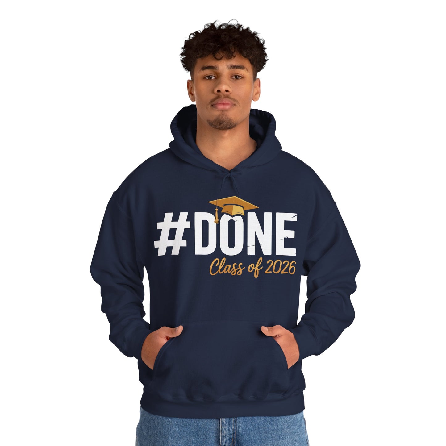 #Done Class of 2026 Graduation So Done Senior 2026 Grad Hoodie For Men Women