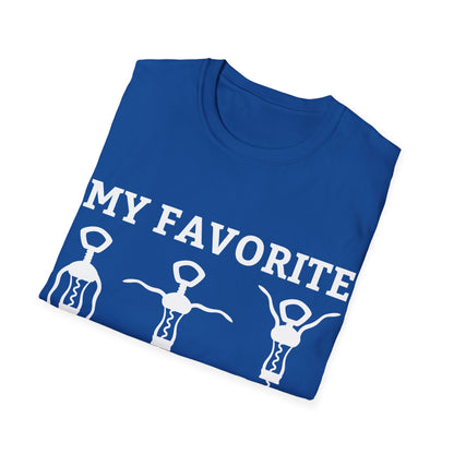 Funny My Favorite Workout Wine Lover Shirt Womens Exercise Tshirt