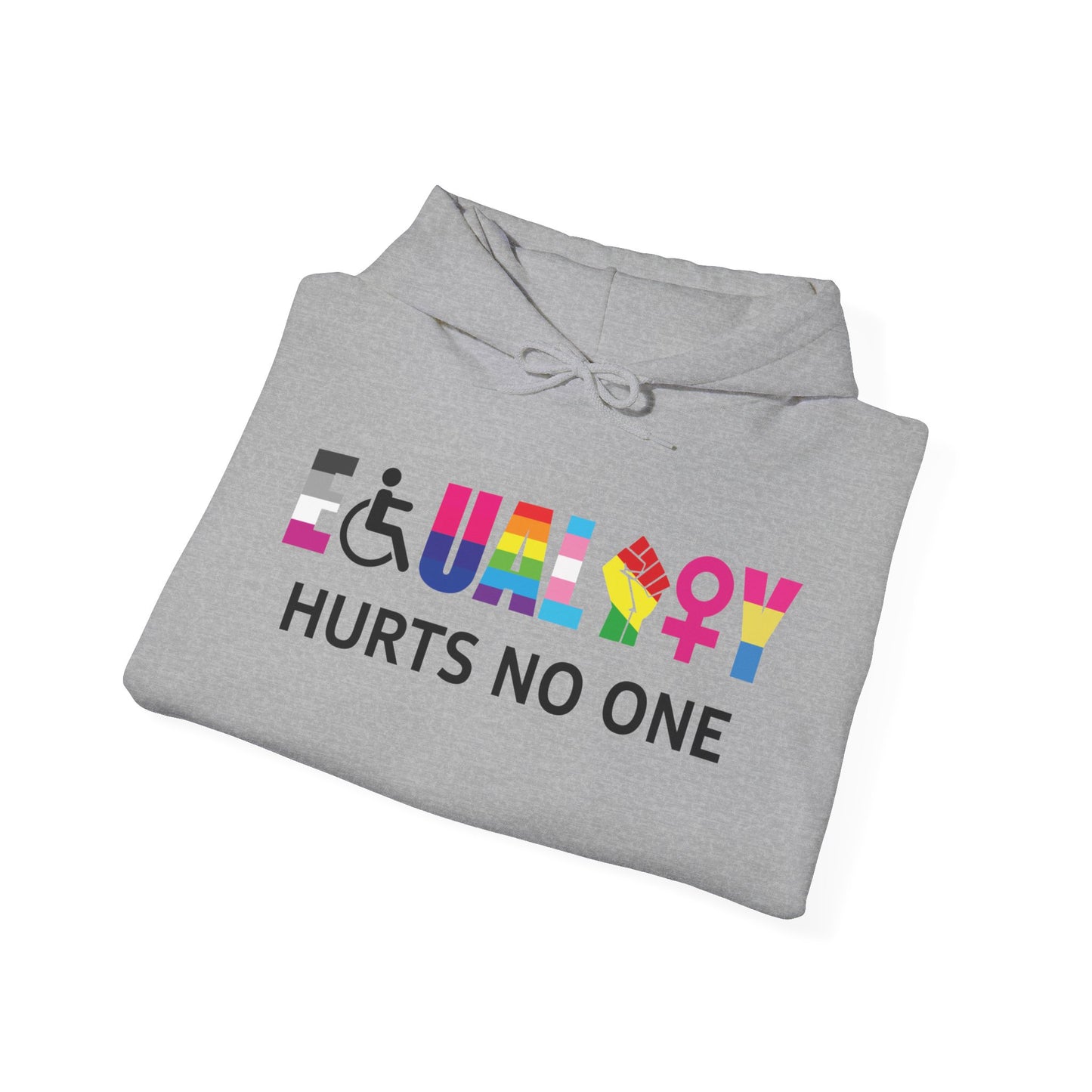 Equality Hurts No One LGBT Black Disabled Women Right Kind Pride Hoodie